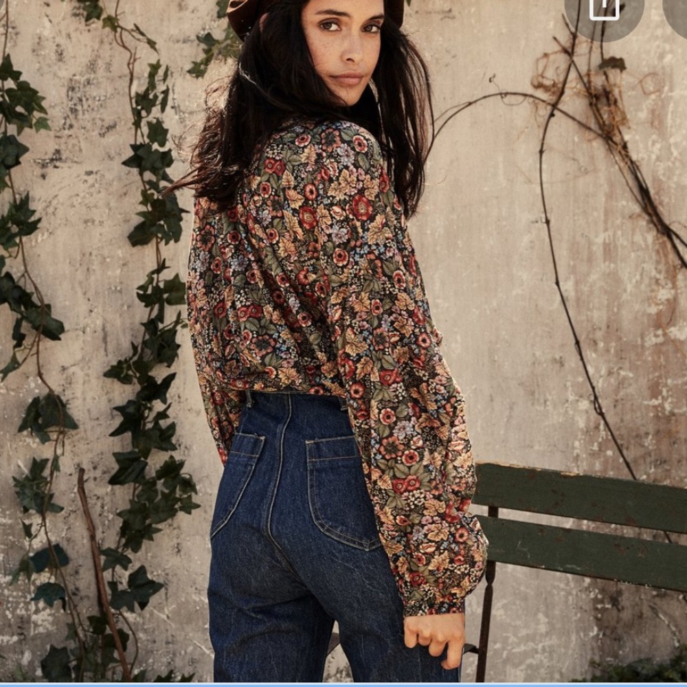ISO Doen Jane Blouse in Wildberry Thicket